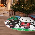 thumbnail image 2 of Lsque Sanrio Print Christmas Tree Skirt with Ties and Velcro,Xmas Holiday Decorations, Adjustable Tree Skirt-30", 2 of 6