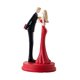 thumbnail image 2 of Estatua de pareja, figura de amante, adorno de escritorio de resina moderno para centro de mesa Rojo, 2 of 9