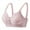 Pink, variant on Jacenvly Wireless Bras for Women Support Bra Wire Free Underwear Onepiece Bra Everyday Underwear Bras