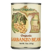 (Price/case)Omena Organics Organic Garbanzo Beans - Case of 12 - 15 OZ