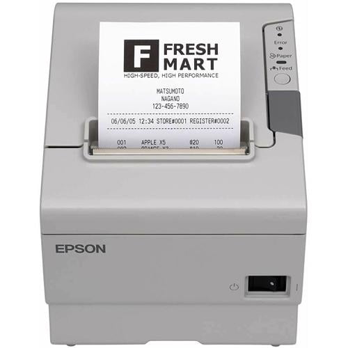 EPSON TM-T88III RECEIPT PRINTER CHARCOAL RS232/SERIAL INTERFACE W/POWER SUPPLY 