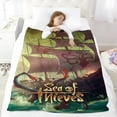 thumbnail image 4 of Sea of Thieves Throw Blanket Gifts for Fans Lover Girls Boys Women Present Hoodie Him Bed 60"x80", 4 of 6