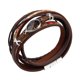 thumbnail image 5 of Prettyia Elegant Women Lady Pulsera clásica con marrón Sunnimix Pulsera de gota de agua, 5 of 8
