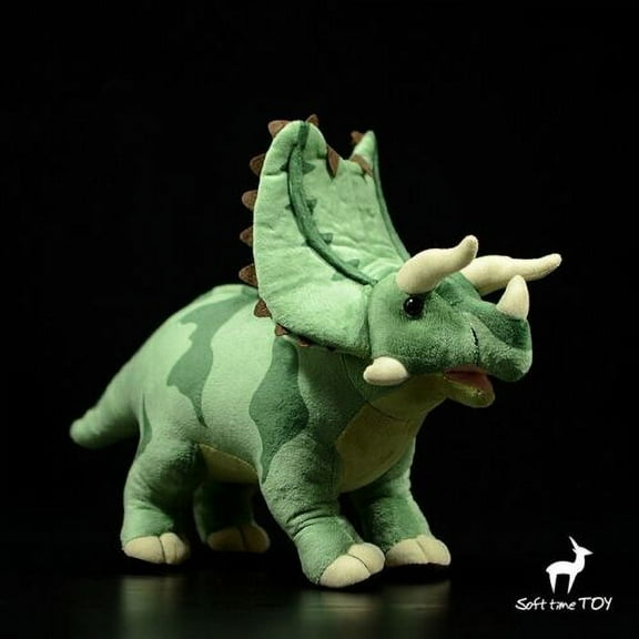 Cute Soft Pentaceratops Plush Toys Real Life Dinosaur Stuffed Animal Toy
