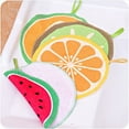 thumbnail image 4 of OUNONA 2Pcs Multi-Colored Hand Towels for Kids and Family 8 x 8 in Quick-Drying, 4 of 6