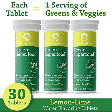 UPC 829835008193 product image for Amazing Grass Effervescent Tablets: Green Superfood Water Flavoring Tablet with  | upcitemdb.com