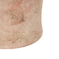 thumbnail image 4 of DecMode 8" Antique Style Distressed Pink Ceramic Vase with Handles, 4 of 9