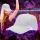 thumbnail image 5 of Sombrero de béisbol LED con luz, sombrero de fiesta que brilla, accesorios para fiestas rave, festival club escenario actuación de hip hop, sombrero blanco con luces azules, 5 of 6