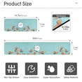 thumbnail image 3 of Yayeee Faucet Mat for Kitchen Sink 30" Diatomite Long Splash Guard Pad, Capybara Splash, 2 Pack, 3 of 7