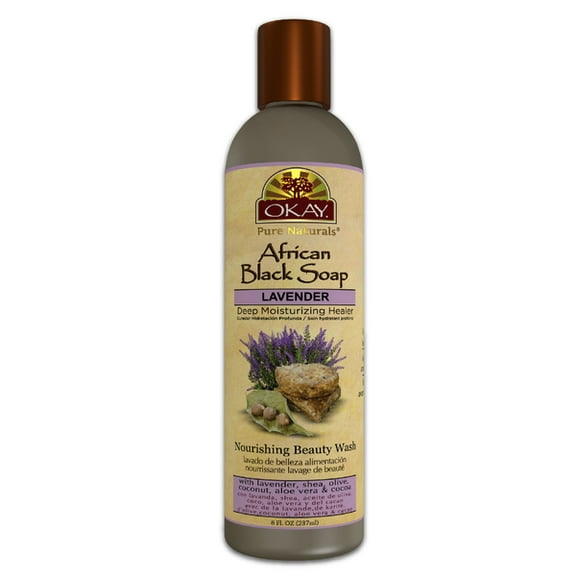 Okay Pure Naturals - Liquid Soap Afrcn Black Lavender - 1 Each 1-8 Fz