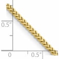 thumbnail image 5 of 10K Yellow Gold 2mm Franco Chain (18 X 2) Made In Peru 10fr065-18, 5 of 5