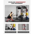 Vertical Auto Rack System Mikolo Smith Machine Home Gym, All-in-One Power Rack with Smith Cage ...