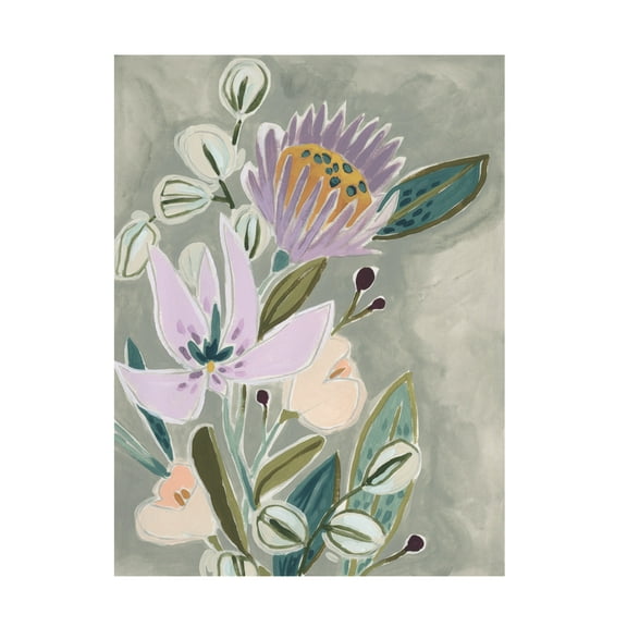 June Erica Vess 'Spring Lilac II' Canvas Art