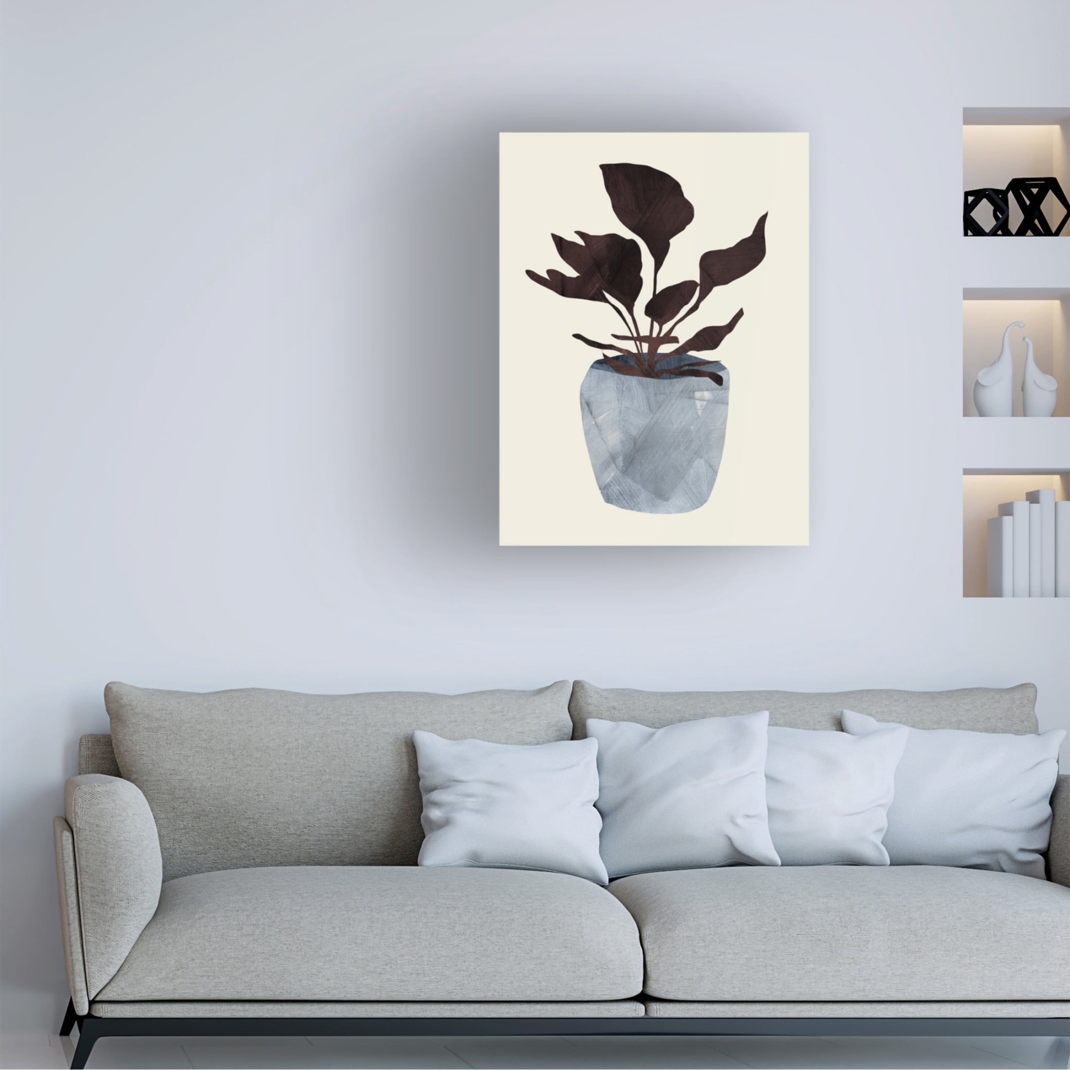 Trademark Fine Art Dan Hobday  Country Plant Canvas Wall Art