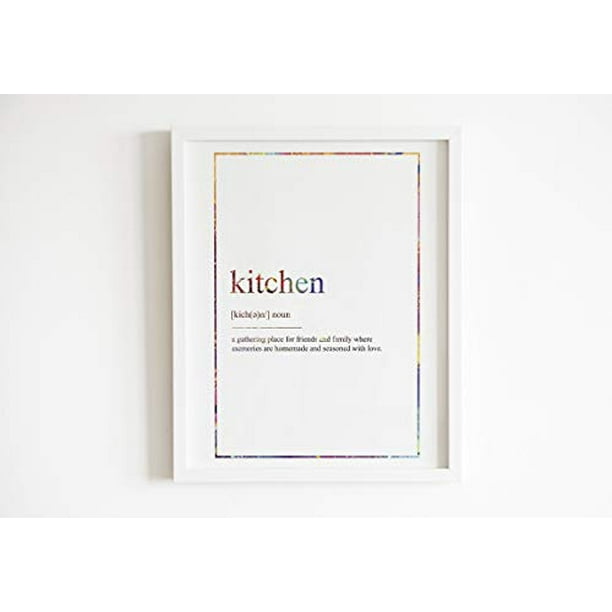 picture 5 By 7 Prints At Walmart kitchen colorful 5 x 7 in quote definition wall decor art prints kitchen or nursery wall art premium paper with hd printing frame and mount