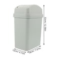 thumbnail image 2 of unbranded Cubeta De Basura Con Abatible Plástico Azul Ideal Para Hogar, 2 of 8