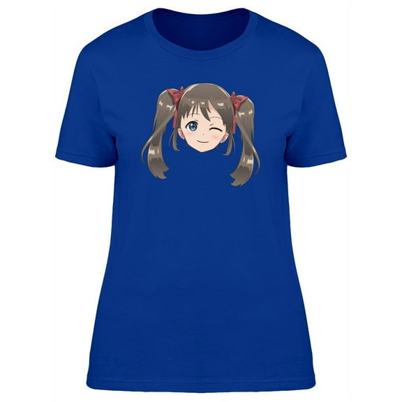 Cool Adorable Anime Girl T-Shirt Women -Image by Shutterstock, Female Small