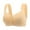 Beige, variant on Plus Size Lingerie Women's Bras Wireless Full Coverage Plus Size Minimizer Non Padded Comfort Soft Bra Multipack 38,Brown