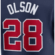 thumbnail image 3 of Camisetas de béisbol de la famosa marca Atlanta con bordados para hombres, mujeres y jóvenes, personalizadas #1 ALBIES #3MURPHY #13 ACUNAJR #27 RILEY OLAON, 3 of 5