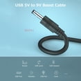 thumbnail image 4 of cord,Usb To Usb Adapter Port Wide Usb Cable 5.5 Port Wide Compatibility 5.5 * 2.1 Cable 5v To 9v Usb * 2.1 Usb Boost Cable 5v To 9v 5.5 *, 4 of 6