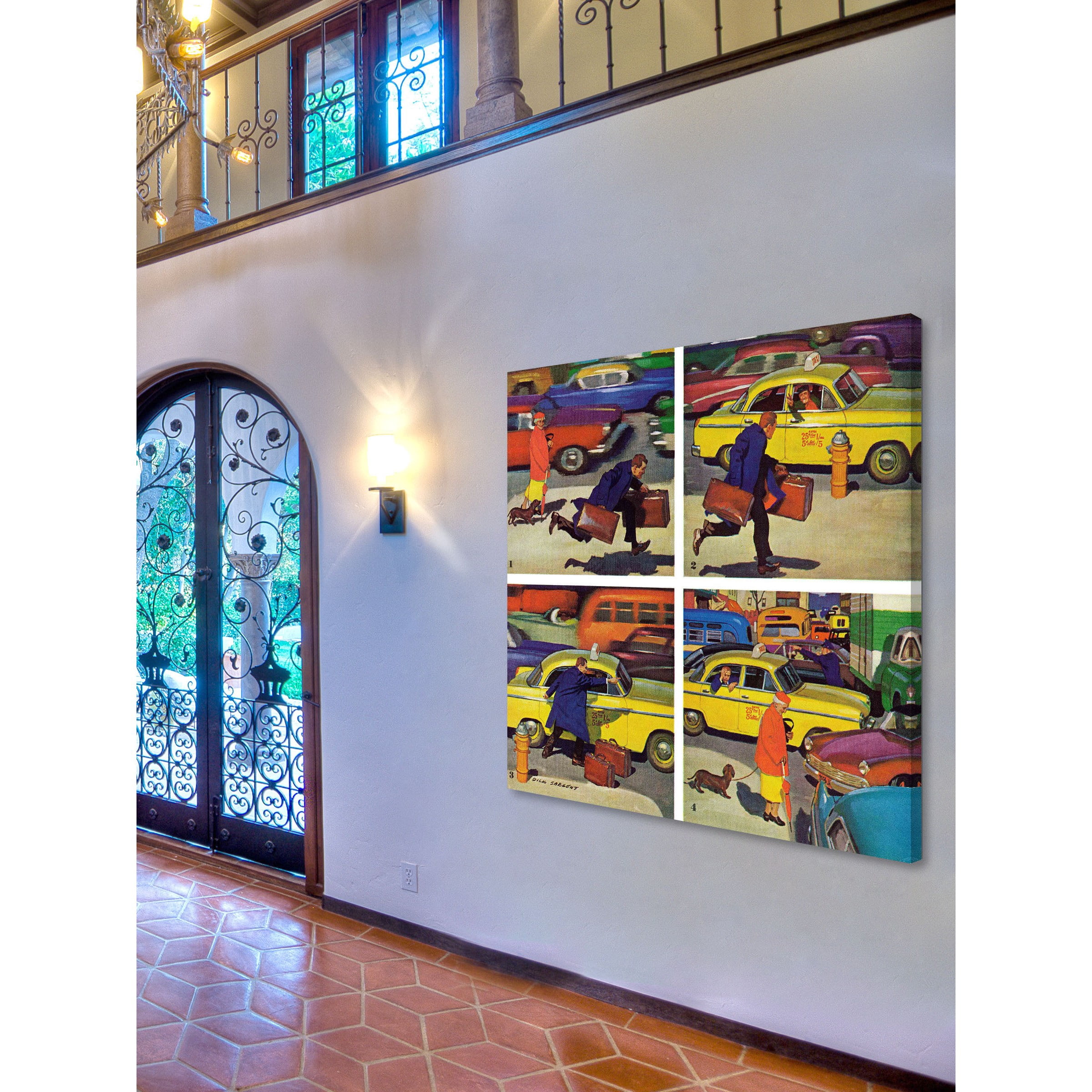 Marmont Hill "Running out of Time" Painting Print on Canvas