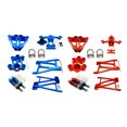thumbnail image 3 of Xingzhi 14piece Exquisitely Crafted Front Axle Assembly Kit For 1/8 E-revo Red, 3 of 6