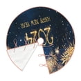 thumbnail image 3 of Kll Happy New Year 2024 Christmas Tree Skirt 48",Party Decorations Farmhouse For Christmas Decorations Holiday Party, 3 of 8