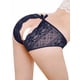 thumbnail image 2 of Sex Lace Open Crotch Erotic Bikini Panties, Sexy Bow Semi-sheer Medium Stretch Panties for Valentine's Day, Women's Sexy Lingerie & Underwear, 2 of 5