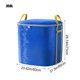 thumbnail image 4 of Bolsa de Almacenamiento Extra Grande de Poliéster Azul con Asas Reforzadas, Cremallera Doble, 80x73x60cm Organizador Resistente para Ropa, Juguetes, Decoraciones Navideñas, 4 of 8