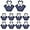 Dark Blue, variant on qczoyp 10 Pack Mini PU Leather Bowknot Gift Bags: Reusable Mini Handbag Gift Boxes with Heart-shape Handle, Party Favor Bags for Weddings, Baby Showers, Christmas, Halloween Party Decor (Blue)