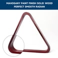 thumbnail image 6 of GSE Games & Sports Expert Solid Wood Billiard Pool Ball Rack. 8-Ball Triangle Billiard Ball Rack for 2-1/4" Pool Balls - Mahogany, 6 of 8