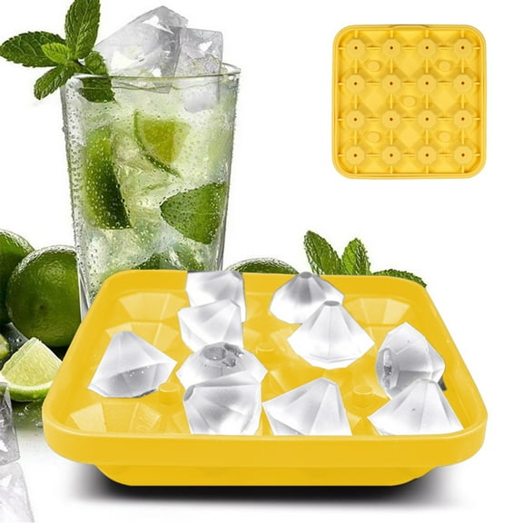 Organizing and Storing - 16-hole Food Grade Silicone Ice Molds With Water Funnel For Whiskey Cocktails Easy Release Dishwasher Safe Storage