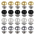 thumbnail image 1 of KAKOWELY 20Ud Botones Sin Coser Para Camisas Broches De Perla Metálicos Durables Y Portátiles, 1 of 6