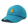 thumbnail image 5 of Dalix Yellow Gummy Embroidered Cotton Dad Hat Baseball Cap Adjustable Womens in Teal, 5 of 5