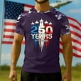 thumbnail image 3 of USA 250th Anniversary Men's Patriotic 250 Years 1776-2026 Independence Day Graphic Shirt, 3 of 5