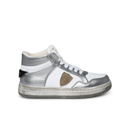 

Philippe Model Woman Lion Sneakers In Two-Tone Polyurethane Blend