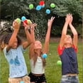 thumbnail image 4 of Deeceymbur Summer Water Fun for Kids: 30 Reusable Squirt Toys & Beach Pool Water Balloons, Gentle on Skin Multicolor, 4 of 9