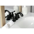 thumbnail image 4 of Kingston Brass KB910AL English Country Widespread Bathroom Faucet, Matte Black, 4 of 5