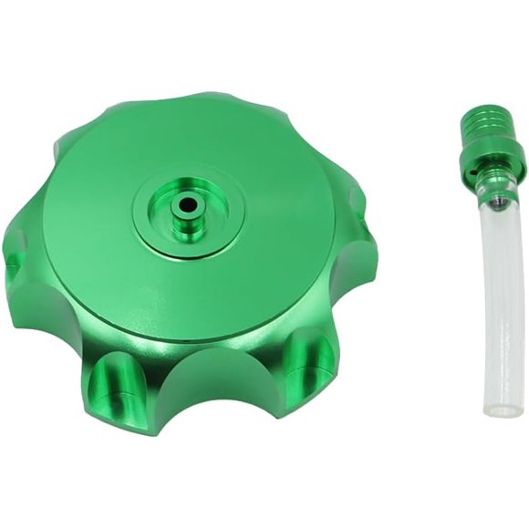 Motorcycle 50mm CNC Aluminum Racing Gas Fuel Tank Cap With Vent For SSR110 SSR125 TTR90 KLX110 Compatible With TaoTao Compatible With Kayo ATV Pit Dirt Bike(Green)