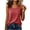 Yellow, variant on Summer Tank Tops for Women Casual Sleeveless V-Neck Loose Flowy Curved Hem Basic Solid Blouses, Blue S