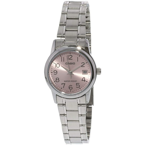 Casio Women's LTPV002D-4B Silver Stainless-Steel Japanese Quartz Fashion Watch