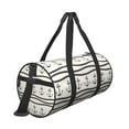 thumbnail image 3 of Fotbe Anchors and Ropes Pattern Foldable Sports Gym Bag with Wet Dry Pocket, Ultralight Travel Bag, Large Capacity Duffel Bag, Splash Proof Carry on Bag, Overnight Bag, Weekender Bag, 3 of 8