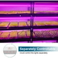 thumbnail image 3 of T5 Grow Lights, 5000K White Full Spectrum LED Grow Lights, 2ft 80W (8 x 10W) Plant Grow Lights for Indoor Plants, Plug and Play, 8-Pack, 3 of 16