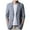 Grey, variant on 2025 The Outerwear,Clothing 2025 Men's Blazers & Suit Jackets Men'S Fashion Spring And Summer Casual Short Sleeved Lapel Thin Suit Tops Ultra Thin Breathable Jacket