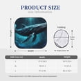 thumbnail image 2 of KLL Vintage Blue Pattern Whale Windshield Sun Shade 2-Piece Foldable Car Front Window Sunshade for Most Sedans SUV Truck- Large, 2 of 5
