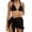 Black, variant on Musuos Women Summer Tie Up Beach Bikini Cover Up Sheer Solid Color Wrap Skirt Swimwear Cover Up for Ladies