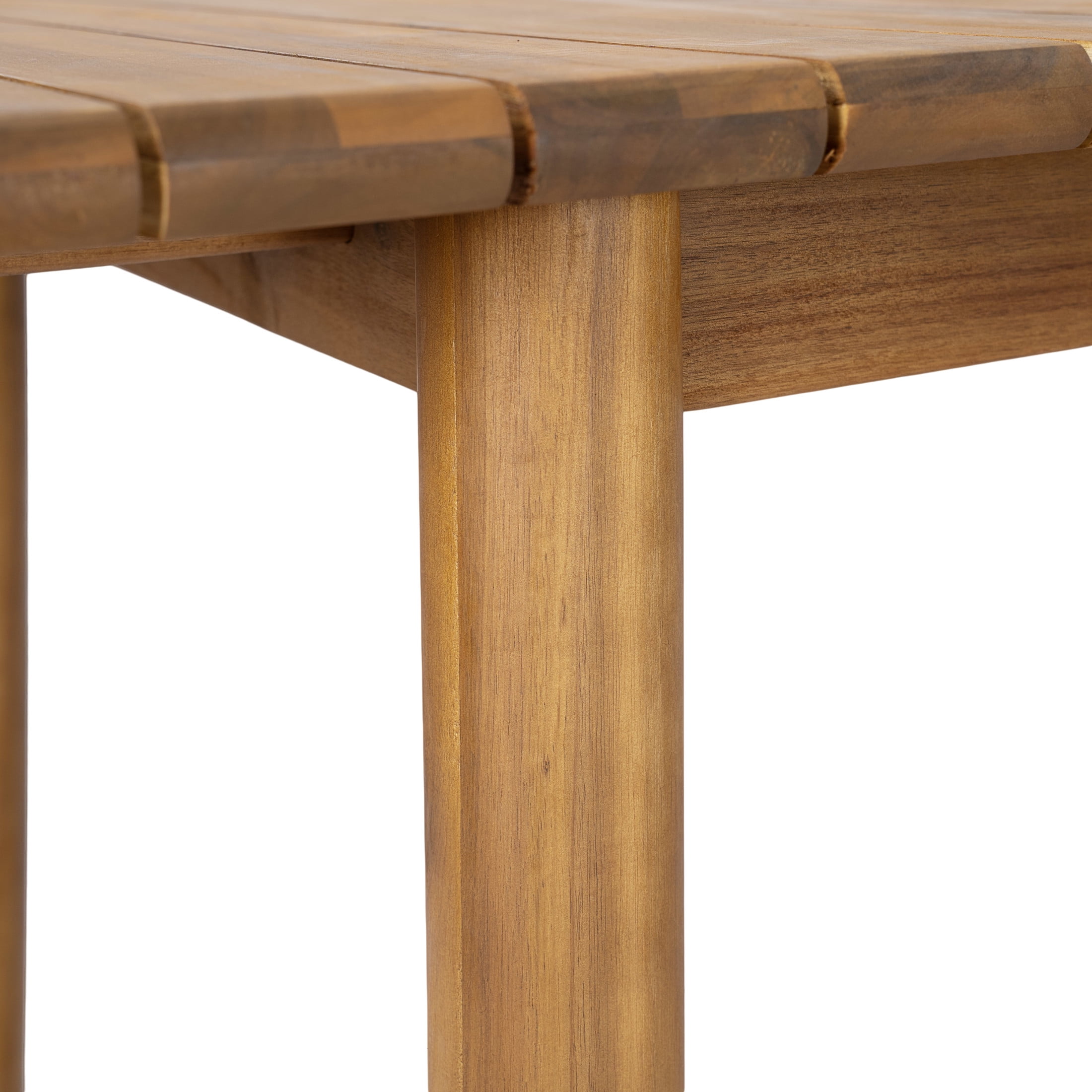 Christopher Knight Home 64"-80" Rectangular Extendable Acacia Wood Outdoor Dining Table, Teak