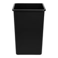 thumbnail image 2 of Black, 50 Gallon Square Commercial Trash Can, Heavy-Duty Garbage Can, Industrial Trash Bin for Restaurants/Commercial Facilities/Warehouses, 2 of 6