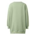 thumbnail image 7 of Goindgs Womens' Sweatshirt Casual Long Sleeve Crew Neck Cute Pullover Tops, Solid Sweatshirt for Women Loose Tunic Top Fall Basic Tee Shirts Green-XL, 7 of 7
