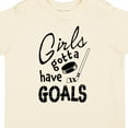 thumbnail image 4 of Inktastic Girls Gotta Have Goals Hockey Player Girls Toddler T-Shirt, 4 of 5